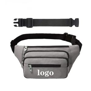 Sac banane unisexe en polyester avec poche tendance pour le voyage, la course à pied, la randonnée, personnalisable avec logo - Product Image 1