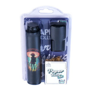 Máquina de Liar Cigarrillos de Bolsillo Mini, Venta al por Mayor, 4 Piezas, Forma de <span class=keywords><strong>Cono</strong></span>, Rodillo de Tabaco Manual - Product Image 1