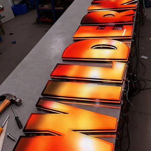 Letreros LED Programables a Todo Color, Ahorro de Energía, Larga Duración, Fuente de Alimentación UL, Letrero Publicitario para Exteriores para Negocios - Product Image 6