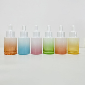 Wholesale Custom Logo Matte Macaron Color Glass Dropper Bottles, Flat Shoulder Serum Vials for Facial Essence & Essential Oil - Product Image 4