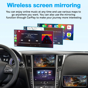 Joyeauto 2015 2016 2017 2018 2019 Infiniti Q50 Q60 q50l QX50 Nissan tuần tra không dây Apple Carplay Android tự động máy nghe nhạc Màn hình - Product Image 6