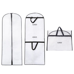 कस्टम उच्च गुणवत्ता वाले इको पुरुषों के सूट और महिलाओं की शादी की पोशाक भंडारण बैग जिपर बंद अनुकूलन लोगो के साथ - Product Image 2