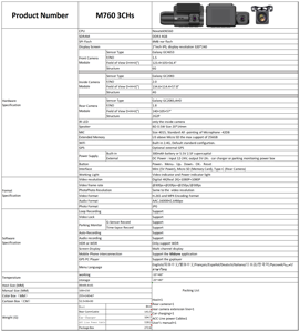 <span class=keywords><strong>Prix</strong></span> usine 2 pouces écran 4k + 1080 + 1080 <span class=keywords><strong>voiture</strong></span> Dash Cam Wifi Gps trois lentilles avant et arrière avec Wifi GPS vision nocturne enregistrement en boucle - Product Image 6