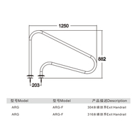 Rampe de piscine amovible en acier inoxydable 304 avec base de fixation pour piscine enterrée OEM