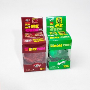 6cm Tpr <b>Red</b> Drop Maltose Squishy Fidget Toy With <b>Glitters</b> Inside Boxed Stress Relief Squeeze Toy Solid No Liquid No Gel - Product Image 4