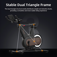 Vélo de spinning professionnel à prix de gros, cadre en acier, robuste, pour usage en salle de sport