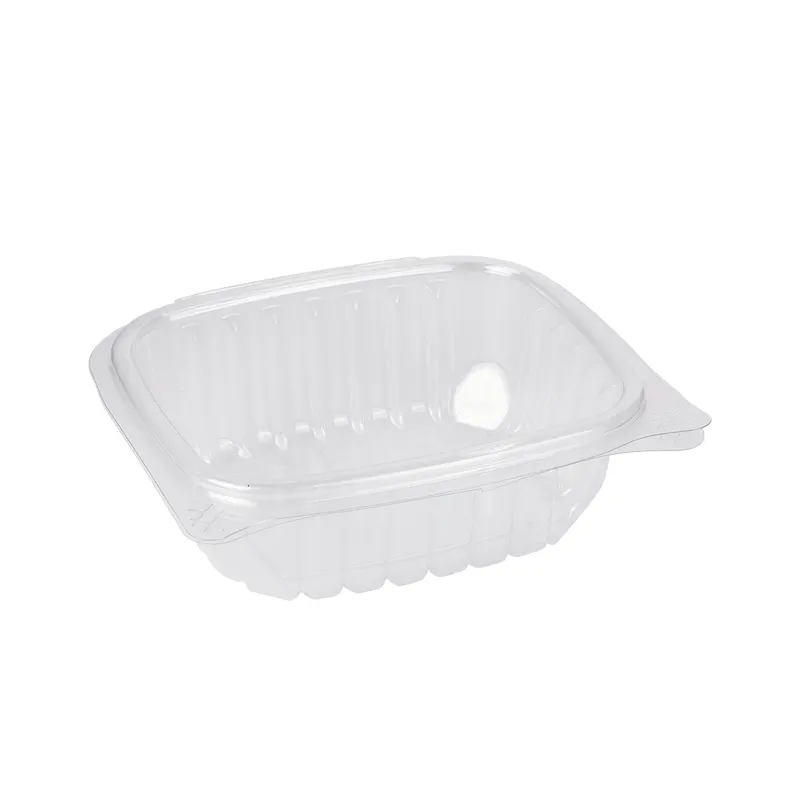 8 12 16 24 32 48 Oz PET plastica trasparente a conchiglia scatola da pranzo per alimenti contenitori usa e getta per insalata di frutta