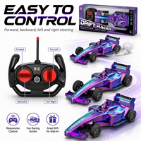 Coche de Carreras RC de Derrape Estilo Fórmula 4CH Recargable al por Mayor con Carrocería Iridiscente para Niños