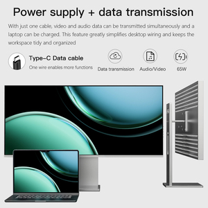 จอแสดงผล LCD ขนาด 34 นิ้ว 180Hz 4K PBP KVM LED อัลตร้าไวด์ HDR สำหรับสำนักงาน ออกแบบเกมมิ่ง คอมพิวเตอร์ตั้งโต๊ะ ปกป้องสายตา - Product Image 4