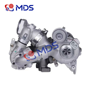 Nuovo turbocompressore Twin Bi-Turbo R2S 10009700025 03L145715G per VW <span class=keywords><strong>Transporter</strong></span> <span class=keywords><strong>T5</strong></span> <span class=keywords><strong>T6</strong></span> Amarok 2.0 TDI CFCA - Product Image 2