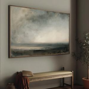 Peinture murale grand format en gros, peinture abstraite moderne faite à la main sur toile, décoration murale pour la maison, peinture à l'huile texturée 3D abstraite - Product Image 3