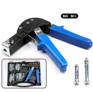 Pistola remachadora industrial OEM KHC de hierro hueco y aluminio para remaches de pétalo de acero al carbono negro M4/M5/M6 para tornillos de matrícula de coche - Product Image 2