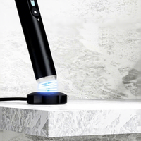 Chargeur magnétique pour brosse à dents électrique 5W, entrée AC, matériau ABS noir, base de charge sans fil 5V/1A, ignifuge