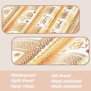 Boen Vàng Ren Khăn Trải Bàn Hot Bán Tùy Chỉnh Vàng Nhựa Khăn Trải Bàn Cho Đảng Đám Cưới Ren Khăn Trải Bàn Bằng Nhựa - Product Image 5
