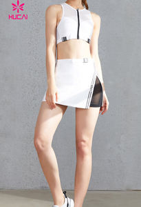 Aangepaste Mode Vrouwen Sport Actieve Jurk Geplooide 2-In-1 Tennisrokken - Product Image 4