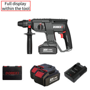 Dobex 20V 4.0Ah 리튬 배터리 무선 브러시리스 로타리 해머 고충격 DIY 건설 콘크리트 드릴링 철거 220V - Product Image 4