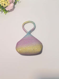 <b>Women</b> Evening Bags <b>Small</b> Day Clutch Rhinestones Zipper Handbags With Crystal Wedding Bridal Party <b>Purse</b> - Product Image 6