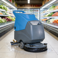 Machine à nettoyer les sols sans fil KUER XS55D avec système de brosse et de raclette puissants