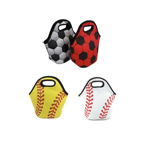 Неопреновый сублимационный бейсбольный Софтбол, спортивный Ланч-бокс, сумка на молнии, сумки для пикника для детей