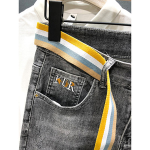Truen 2023 nouveau arrivé été jeunesse décontracté Shorts ceinture Style tout match Denim pantalon hommes court pantalons décontractés vêtements - Product Image 6