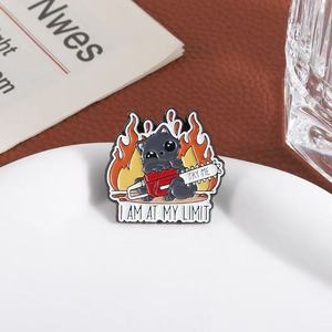 Broche Creativo de Dibujos Animados para Gatos, Pin Masónico de Esmalte, Técnica de Fundición, Broche Navideño, Insignia de Solapa, Joyería al por Mayor - Product Image 3