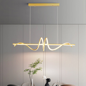Lampade a Sospensione di Lusso, Lampadari Moderni a LED Lineari per Decorazione Casa, Illuminazione Pendente per Isola Cucina - Product Image 3