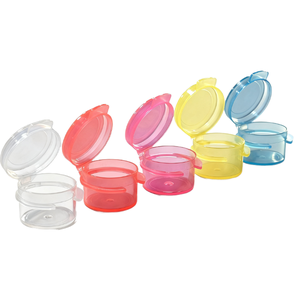 Avandis Factory Wholesale Hinge Can Jar Disposable PP Plastic 13,5g Flip Top Cap Industrial Package Use for Food Cosmetics - Product Image 1