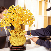 Árbol de la Fortuna HBL, Árbol de Dinero Feng Shui para Decoración del Hogar, Mesa, Manualidades, Regalos, Decoración de Oficina