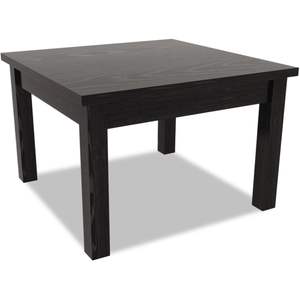 Table rectangulaire occasionnelle Alera Valencia Series 23-5/8W X 20D X 20-3/8H Noir pour bureaux d'accueil - Product Image 1
