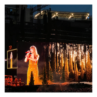 Écran d'affichage extérieur à LED 4k 500x1000mm Panneaux muraux vidéo à LED P3.91 P4.81 Affichage publicitaire à LED de location