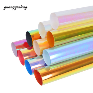 Vinilo Termoadhesivo Metálico para <span class=keywords><strong>Cricut</strong></span>, Película HTV con Cambio de Color Láser Multiángulo, Vinilo Termoadhesivo con Efecto Láser - Product Image 1