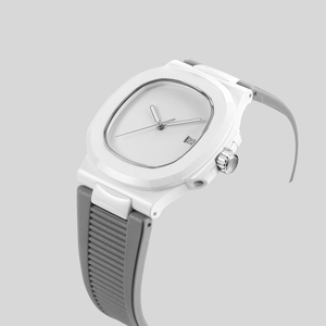 Reloj de Cerámica Personalizado de Fábrica para Negocios, Reloj Mecánico Unisex de Lujo a Prueba de Agua con Correa de Silicona - Product Image 4