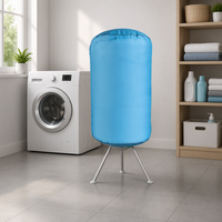 Séchoir à linge pliable télécommandé, fonctionnement facile, machine de séchage électrique