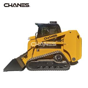 لودر انزلاقي التوجيه بمحرك ديزل 75 حصان معتمد من وكالة حماية البيئة الأمريكية، محرك كامنز، كابينة مغلقة، سعة تحميل 1000 كجم، مكيف هواء جديد، لودر أمامي زاحف - Product Image 2