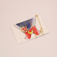 Accesorios de moda lindo colgante de varita mágica SAKURA Card Captor Sailor Moon Collar para niñas