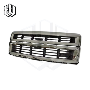 Nouvelle calandre de pare-chocs avant 23259621 pour <span class=keywords><strong>Chevrolet</strong></span> <span class=keywords><strong>Silverado</strong></span> 1500 <span class=keywords><strong>2014</strong></span> 2015 <span class=keywords><strong>Z71</strong></span> Plus Package, cadre chromé ABS, maille noire, vente en gros - Product Image 3