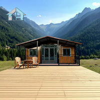 Vente directe Maisons conteneurs extensibles 20 pieds/40 pieds Maisons préfabriquées de luxe Cabine extensible Bureau avec toilettes 2 salles de bain