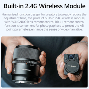 Objectif Professionnel YONGNUO YN56mm F1.4S DA DSM WL APS-C à Autofocus avec Télécommande pour Appareils Photo Hybrides <span class=keywords><strong>Sony</strong></span> Monture E A6700 A3500 ZV-E10 <span class=keywords><strong>FX30</strong></span> - Product Image 3