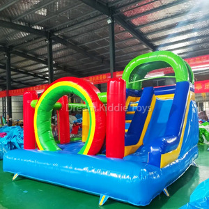 Cầu Vồng Unisex Vòng Bơm Hơi Nhà Vòng Tròn Nhảy Lâu Đài Moonwalk Nhảy Nhảy Lâu Đài Bouncer - Product Image 5