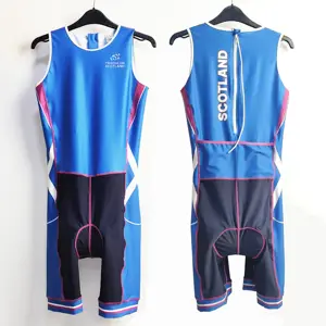 Dblue OEM new design sleeveless Triathlon Suit Men triathlon suit professional swimming suit triathlon