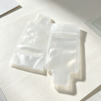 Pochette alimentaire transparente personnalisée de forme spéciale pour emballage de boissons électrolytiques et jus de sport