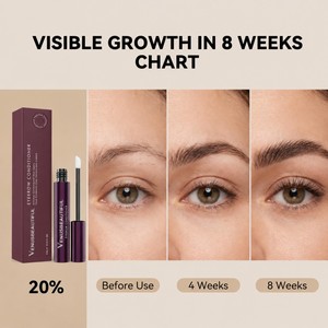 Sérum de croissance des cils et des <span class=keywords><strong>sourcils</strong></span> 100% naturel, biologique, sans cruauté, végétalien, avec logo personnalisé, traitements liquides pour cils et <span class=keywords><strong>sourcils</strong></span> - Product Image 4