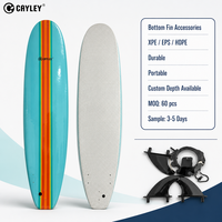 Planche de surf longboard pour enfants en mousse EPS, accessoires de quille, profondeur personnalisable, portable, durable, écologique, vente en gros