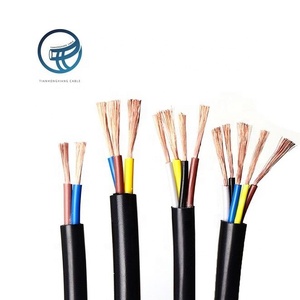 Câble électrique souterrain en cuivre 3 conducteurs 14 AWG 450V isolé en caoutchouc toronné de haute qualité pour câblage domestique – Offre Spéciale - Product Image 3