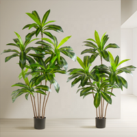Réaliste 2.0m Décoration D'intérieur Artificielle Hawaii Palmier Plante Plantes Artificielles Faux arbre