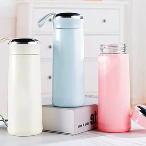 Thermos portable en acier inoxydable à double paroi de 400 ml, chaud et froid, avec couvercle et corde, garde au chaud pendant 12 à 24 heures - Product Image 1