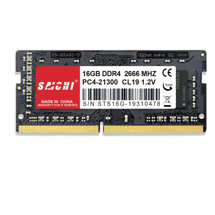 제조 최고의 가격 1.2 볼트 SDRAM DDR4 2666 백만헤르쯔 16 기가바이트 메모리 노트북