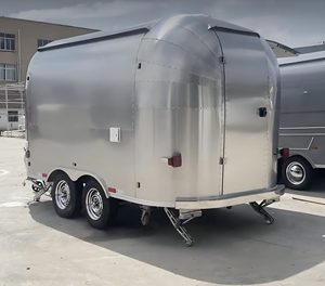 Puesto de Hot Dogs Estilo Vintage con Toldo a Rayas Retro y Detalles Cromados para un Look Clásico de Diner Americano - Product Image 2