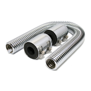Universel avec embouts pince refroidissement de <span class=keywords><strong>voiture</strong></span> 24 "<span class=keywords><strong>radiateur</strong></span> en acier inoxydable Flexible Kit de tuyau d'eau de refroidissement - Product Image 1