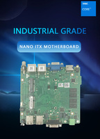 Carte mère industrielle rapide et populaire Intel Celeron N2840 Dual Core avec DDR3L 2 Go intégré, SATA, 2 ports LAN, 4 ports USB, 2 ports COM, compatible Win7, 10 et Linux